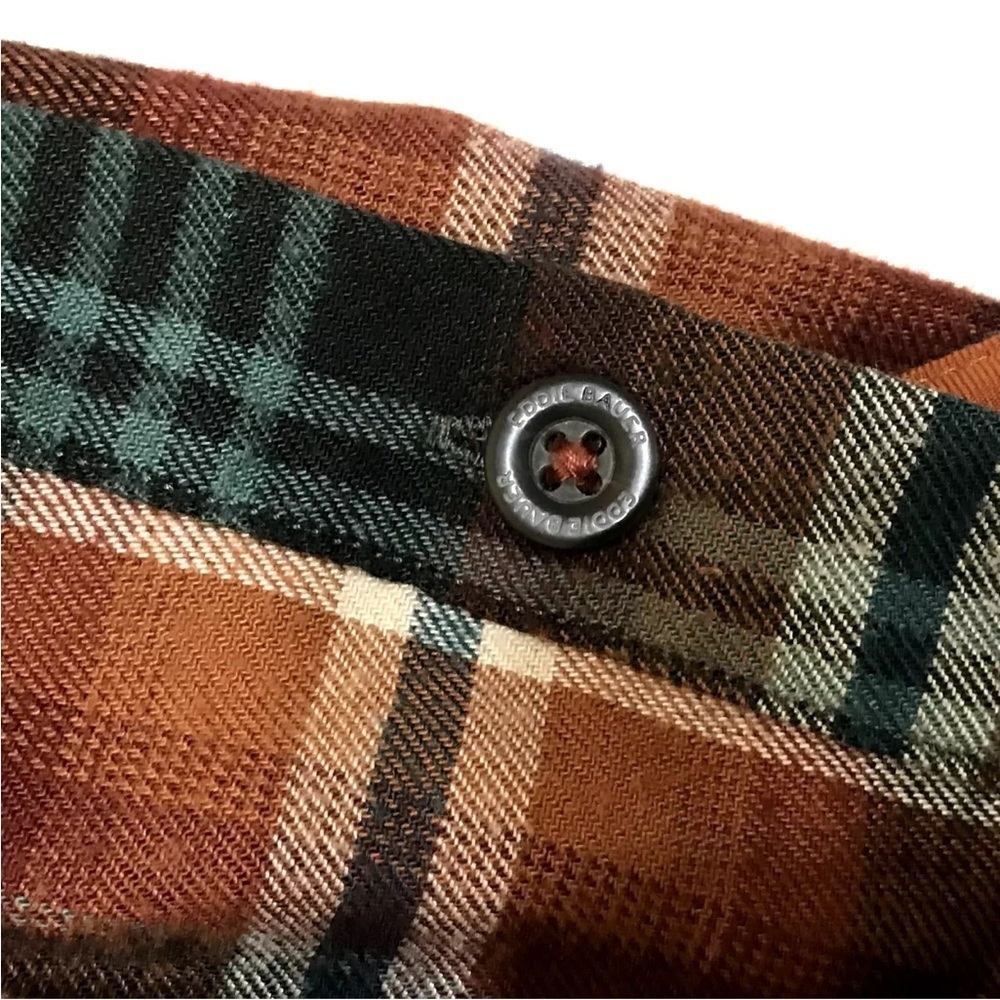 EDDIE BAUER Classic Fit Plaid Traveler Button Up Shirt Men's Size Large L - Picture 11 of 12